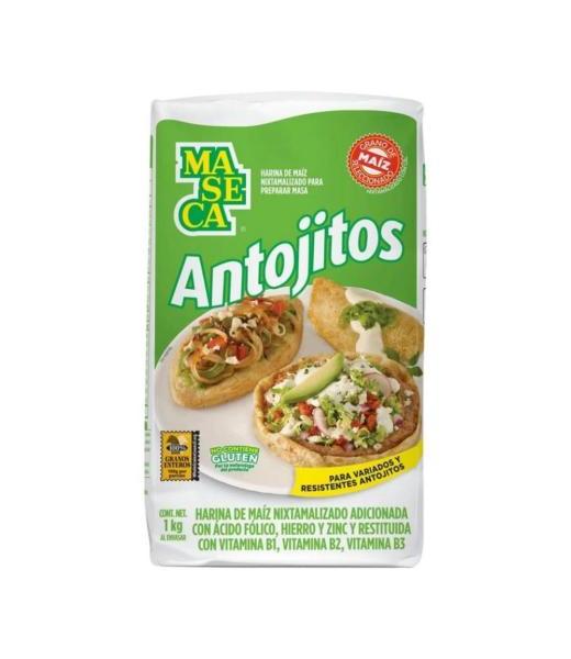 MASECA HARINA MAIZ ANTOJITOS BOLSA 1 KG