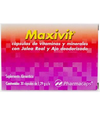 MAXIVIT CON 30 CAP PHARMACAPS