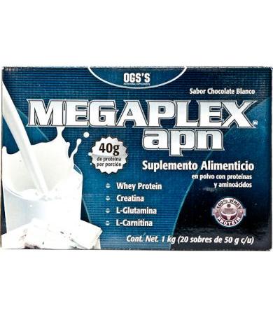 MEGAPLEX APN CHOCOLATE BLANCO 50 G OGSS P 20