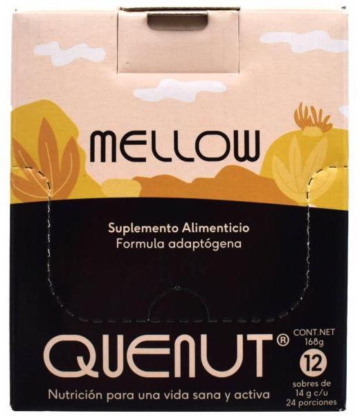 MELLOW MATCHA LATTE HONGOS ADAPTOGENOS 14 G C U QUENUT P 12