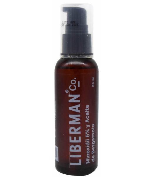 MINOXIDIL 5% Y ACEITE DE BERGAMOTA 60 ML LIBERMAN