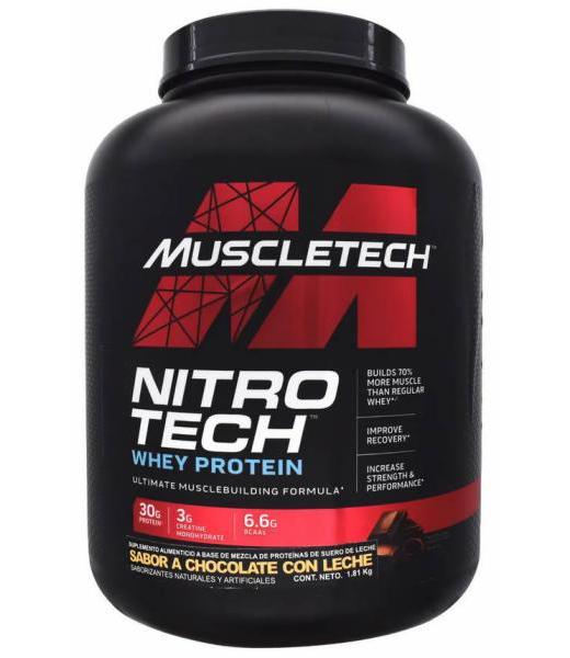 MT NITRO TECH WHEY PROTEIN CHOCOLATE 4 LB MUSCLETECH