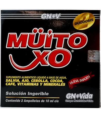 MUITO CXO SOLUCION INGERIBLE 2 AMP 10 ML GN + VIDA