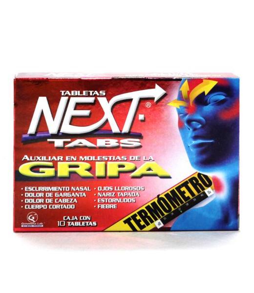 NEXT ANTIGRIPAL CON 10 TABLETAS