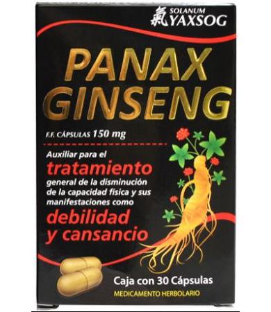 GINSENG PANAX 30 CAP SOLANUM