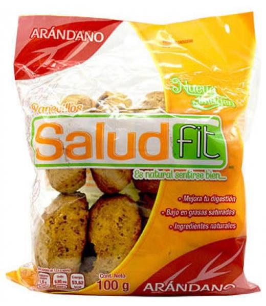 PANECILLO INTEGRAL SAB ARANDANO 100 G SALUD FIT