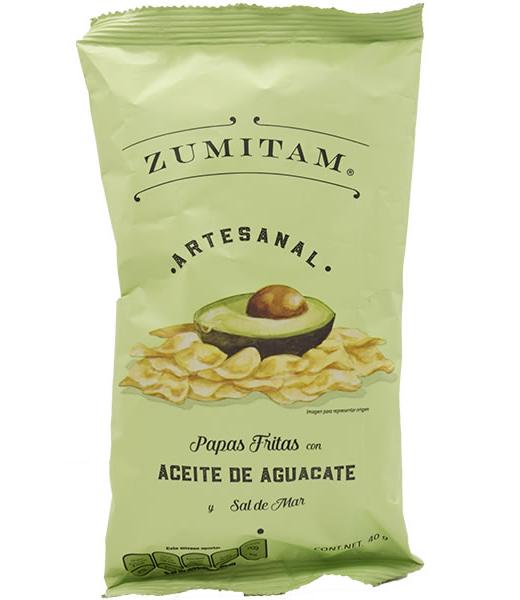 PAPAS FRITAS CON ACEITE DE AGUACATE 40 G ZUMITAM
