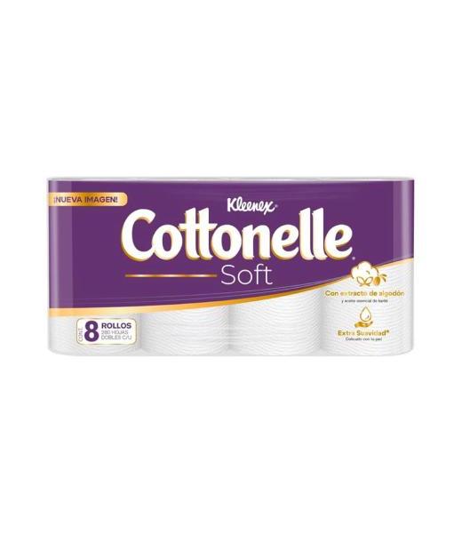 PAPEL HIGIENICO KLEENEX COTTONELLE 280 HD 8PZ