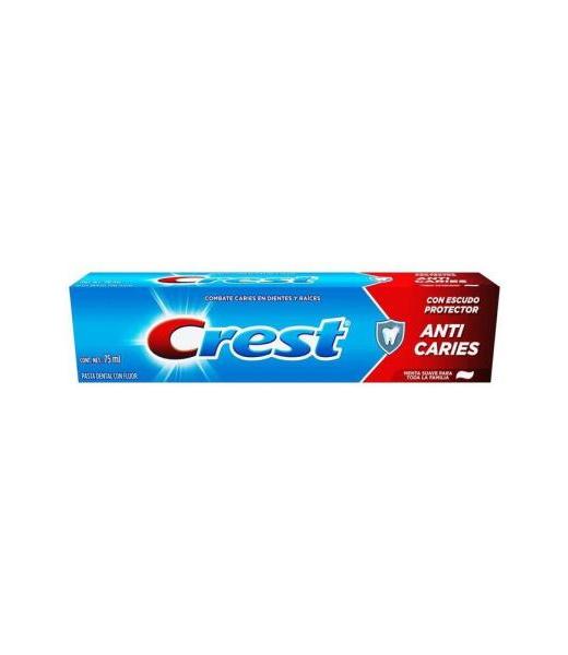 PASTA DENTAL CREST ANTICARIES PAQ. 6 DE 75 ML