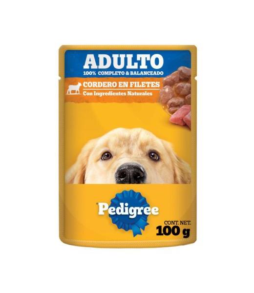 PEDIGREE ADULTO CORDERO SOBRE DE 100 GR