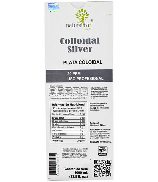 Comprar Plata coloidal 1 L Nutrivie