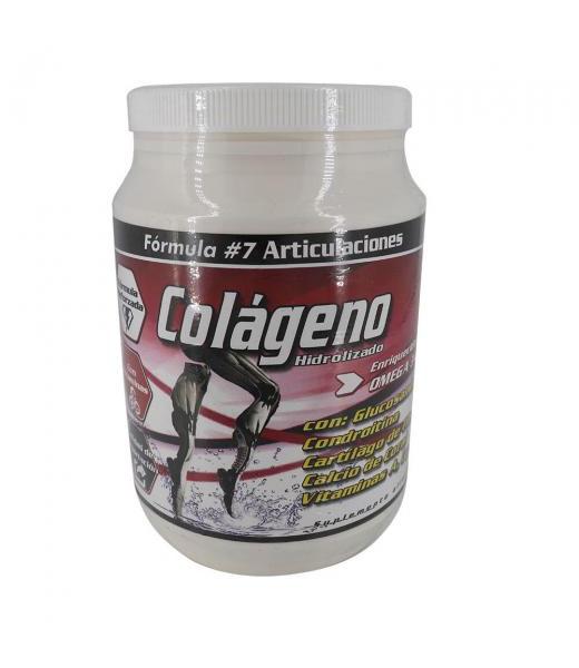 POLVO COLAGENO HIDROLIZADO CON GLUCOSAMINA CONDROITINA FORMULA #7 GUMMA