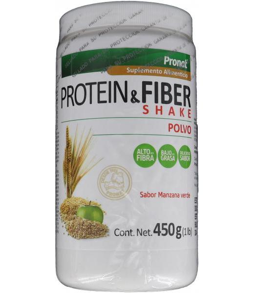 POLVO PROTEIN & FIBER SHAKE 450 GR. PRONAT