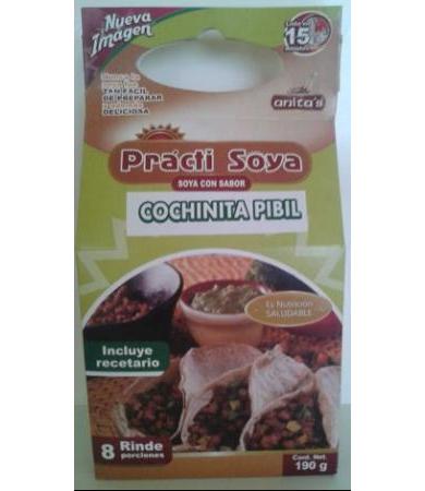 PRACTISOYA SAB COCHINITA PIBIL 190 G ANITAS