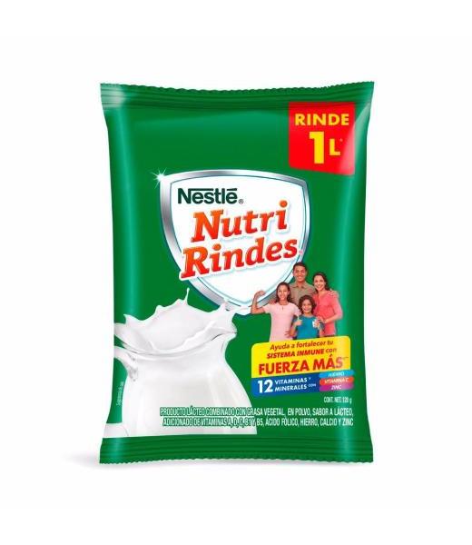 PRODUCTO LACTEO NESTLE NUTRI RINDES EN POLVO BOLSA 120 GR