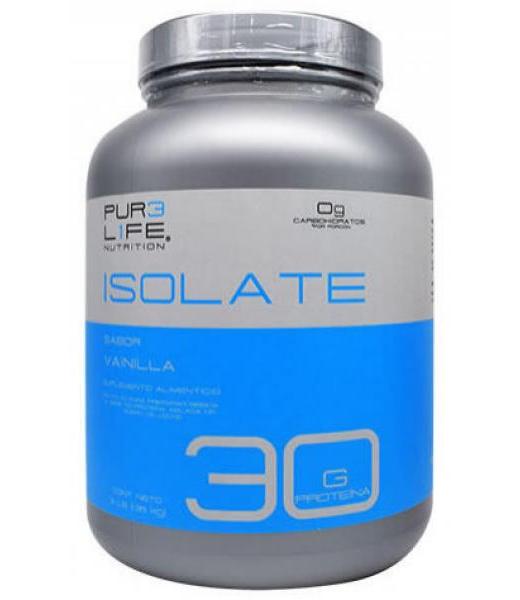 PROTEINA ISOLATADA VAINILLA 3 LB PURE LIFE