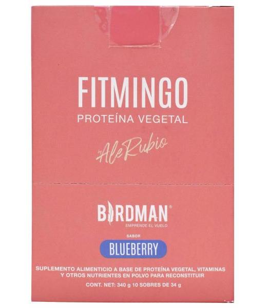 PROTEINA VEGETAL BLUEBERRY 10 SOB 34 G C U BIRDMAN P 10