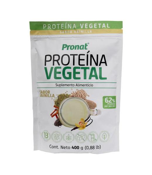 PROTEINA VEGETAL SABOR VAINILLA 400 GR PRONAT