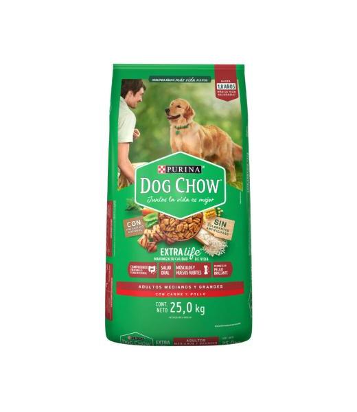 PURINA DOG CHOW ALIM PERRO ADULTO RAZAS GRAN BULTO 25 KG