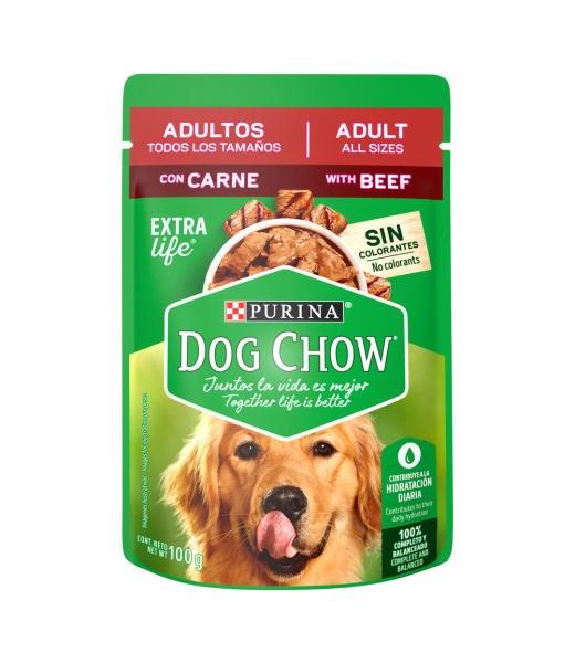 PURINA DOG CHOW SABROSOBRES ADULTOS CARNE 100 GR