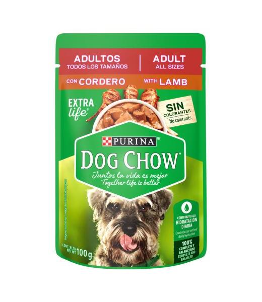 PURINA DOG CHOW SABROSOBRES ADULTOS CORDERO 100 GR