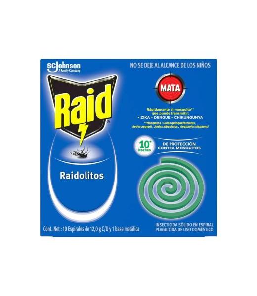 RAIDOLITOS INSECT VERDE 10 PZ