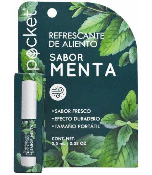 REFRESCANTE DE ALIENTO MENTA 2.5 ML POCKET
