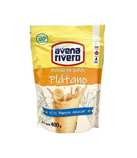 RIVERO AVENA EN POLVO PLATANO 400 GR