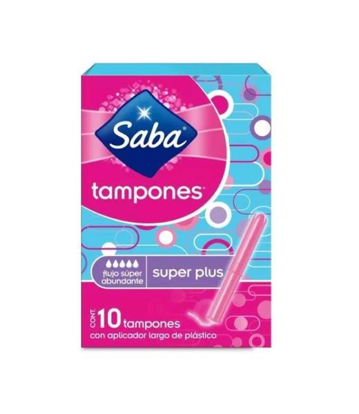 SABA TAMPON SUPER PLUS APL LARG 10 PZ