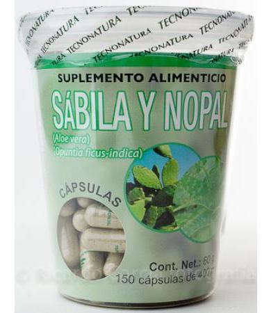 SABILA Y NOPAL 150 CAP TECNONATURA