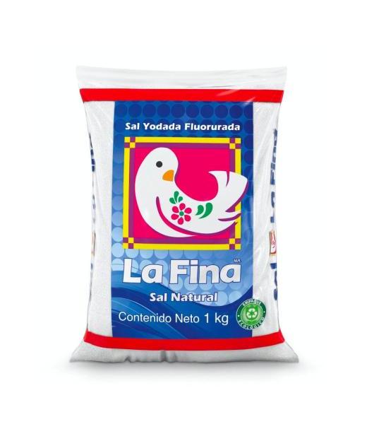 SAL DE MESA LA FINA 1 KILOGRAMO