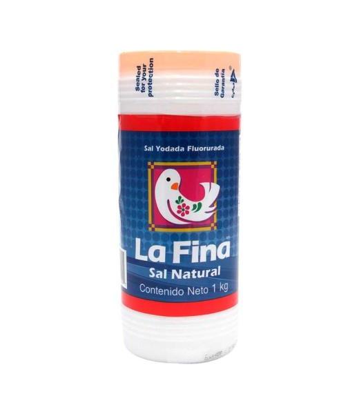 SAL DE MESA LA FINA BOTE 1 KILOGRAMO
