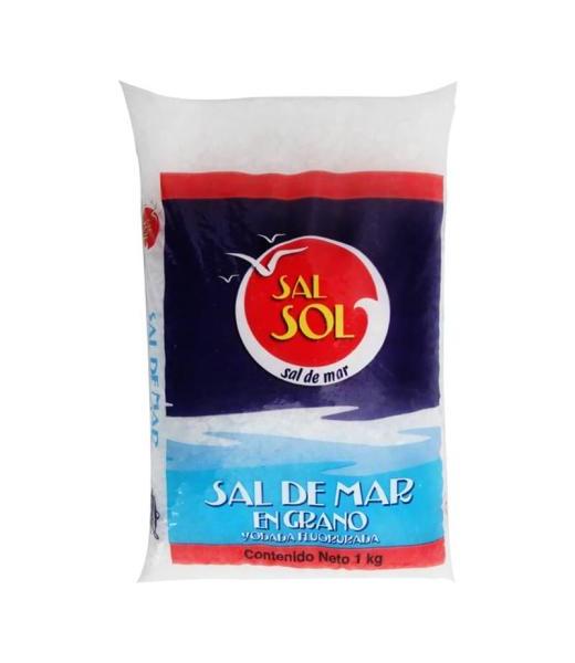 SAL SOL DE GRANO YODADA FLUORADA 1 KILOGRAMO