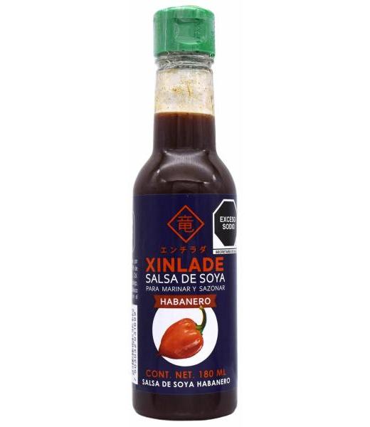 SALSA DE SOYA HABANERO 180 ML XINLADE