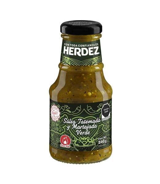 SALSA VERDE HERDEZ TATEMADA Y MARTAJADA 240 G