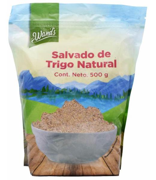 SALVADO DE TRIGO NATURAL 500 G WANDS