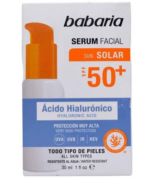 SERUM FACIAL ACIDO HIALURONICO SPF 50 30 ML BABARIA