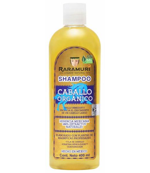 SHAMPOO CABALLO ORGANICO 400 ML RARAMURI