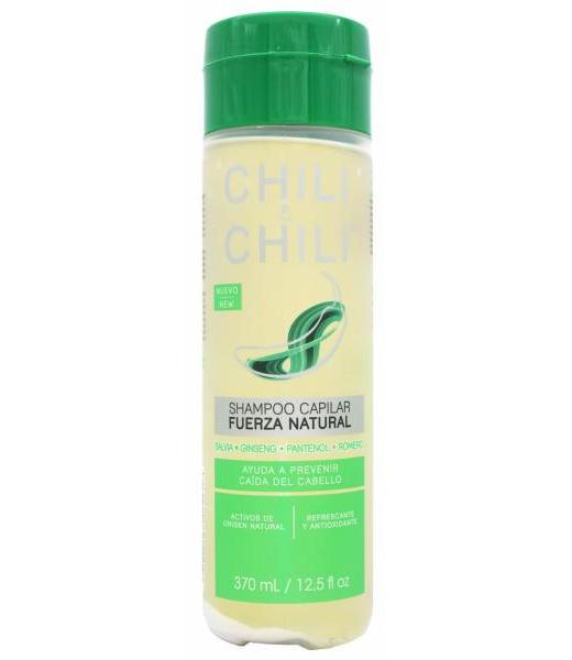 SHAMPOO CAPILAR FUERZA NATURAL 370 ML CHILI & CHILI
