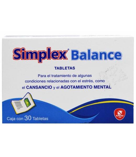 SIMPLEX BALANCE 30 TAB SIMPLEX