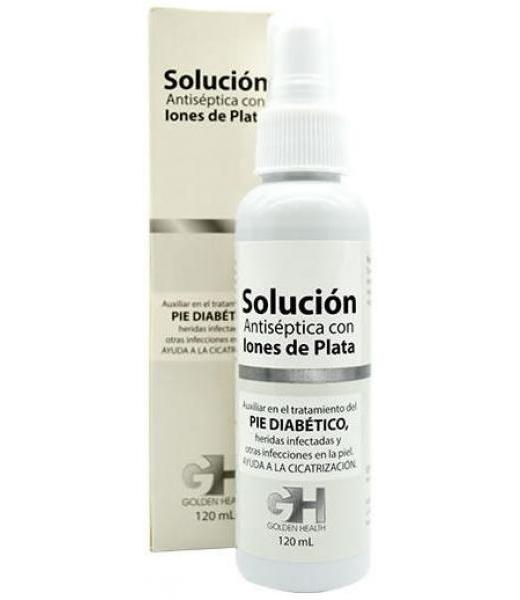 SOLUCION ANTISEPTICA IONES DE PLATA 120 ML IONES DE PLATA GH