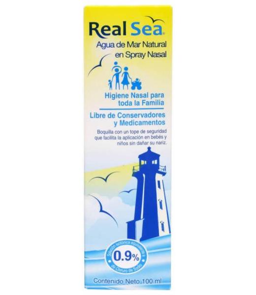 SPRAY NASAL AGUA DE MAR 100 ML REAL SEA