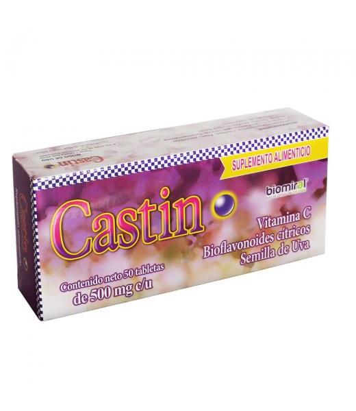 TBS. CASTIN C 50 SEMILLA DE UVA BIOFLAVONOIDESVIT. C COMERCIANA