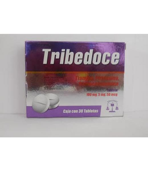 TBS. TRIBEDOCE C 30 TIAMINAPIRIDOXINACIANOCOBALAMINA