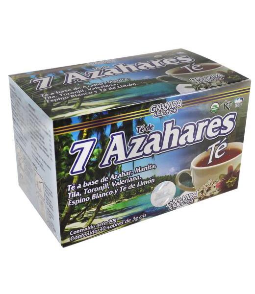 TE DE 7 AZAHARES C 30 SOB. A BASE DE AZAHARMANITATILATORONJILVALE GN+VIDA