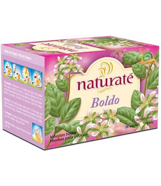 TE BOLDO C 26 SOB. HIERBAS PARA INFUSION NATURATE