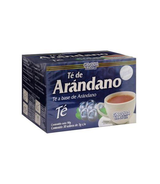 TE DE ARANDANO C 30 SOB. GN+VIDA