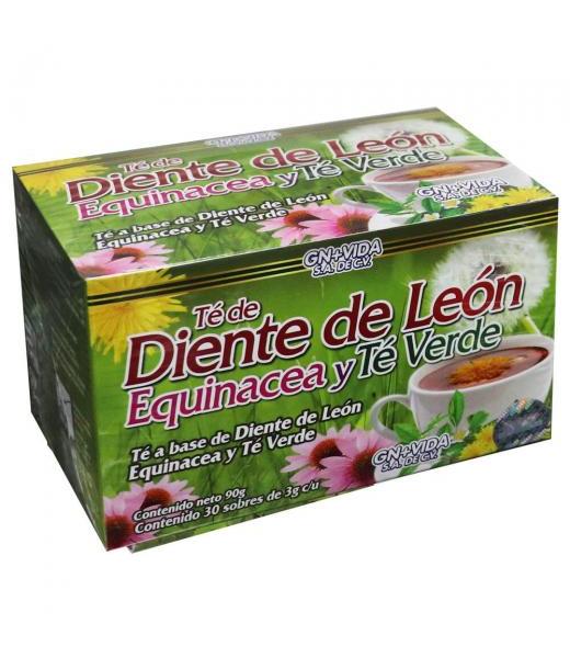 TE DE DIENTE DE LEON EQUINACEA Y TE VERDE C 30 SOB. GN+VIDA
