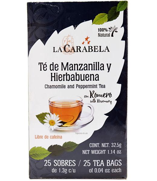 TE DE MANZANILLA Y HIERBABUENA 25 SOB LA CARABELA