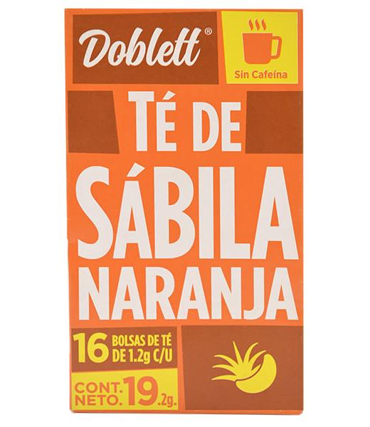 TE DE SABILA NARANJA 16 SOB 19.2 G DOBLETT